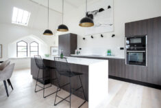 Living Room Kitchen Open Plan – Contemporary – Kitchen