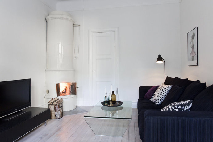 Scandinavian minimalist living room