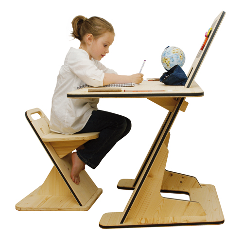 Kids School Desk by Guillaume Bouvet