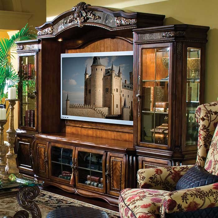 Victorian style Entertainment Wall 