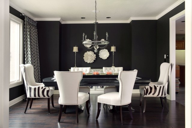 Captain Dining Chairs Black Walls