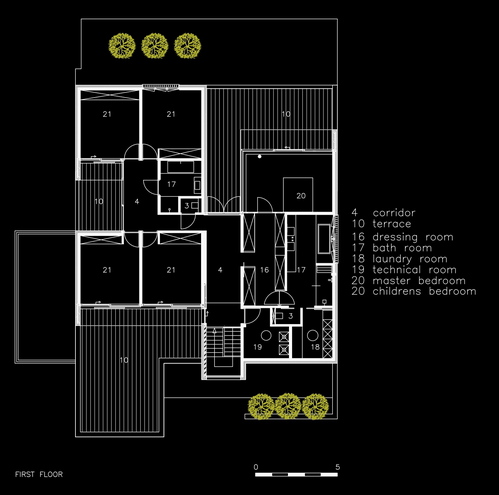 floor plan of O. Bilthoven  residence