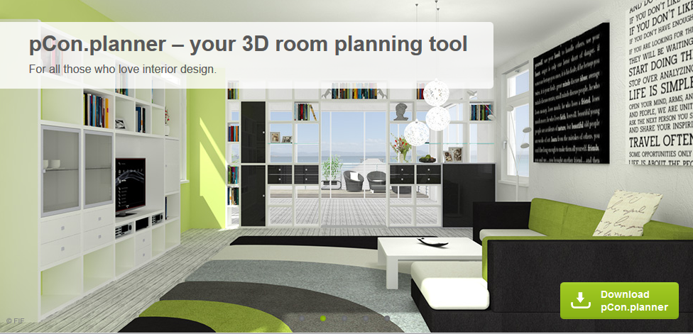 3D room planning tool
