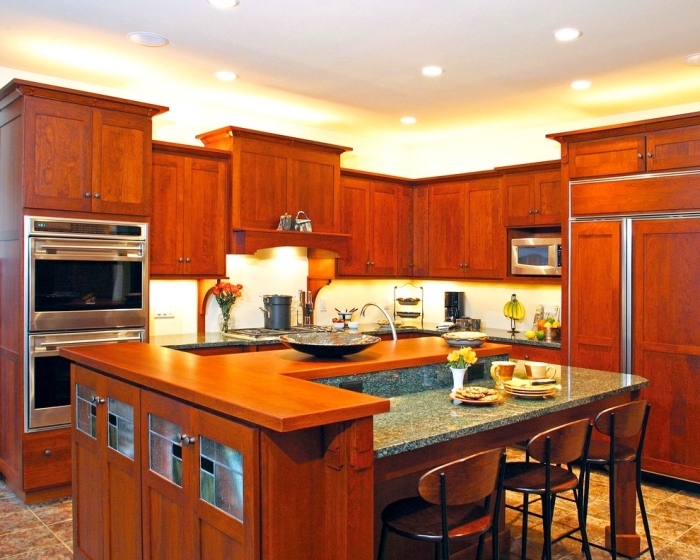 Kitchen Island with Cabinets