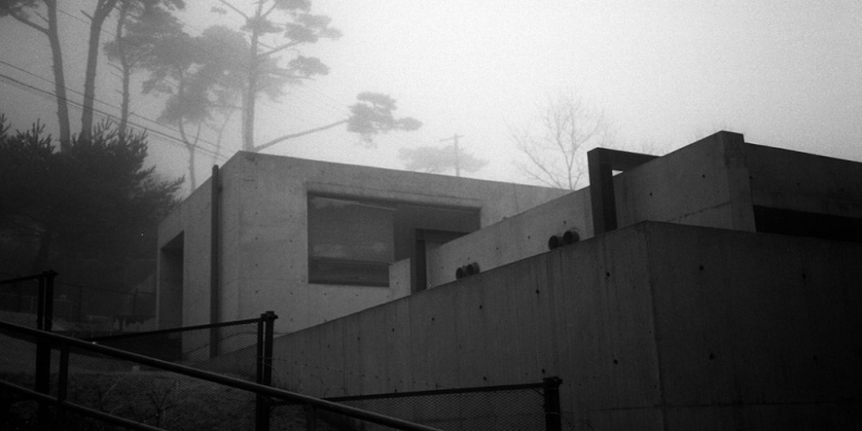 Black and white picture looks more of a foggy day 