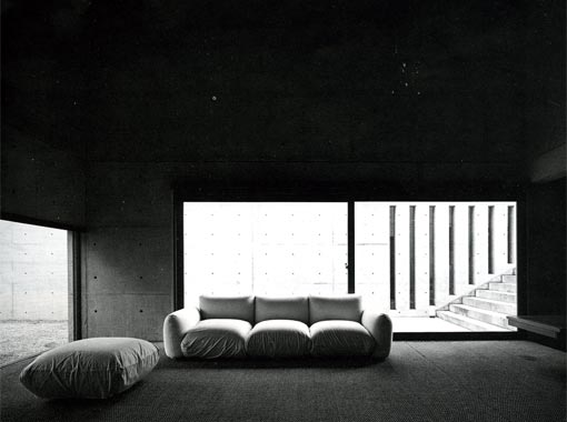 White sofa design