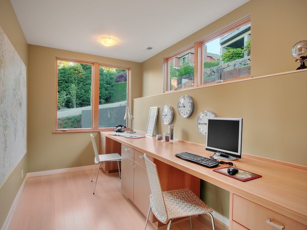 Home office with bigger windows