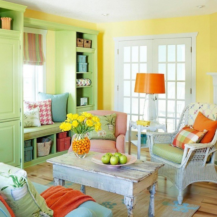 bright living room