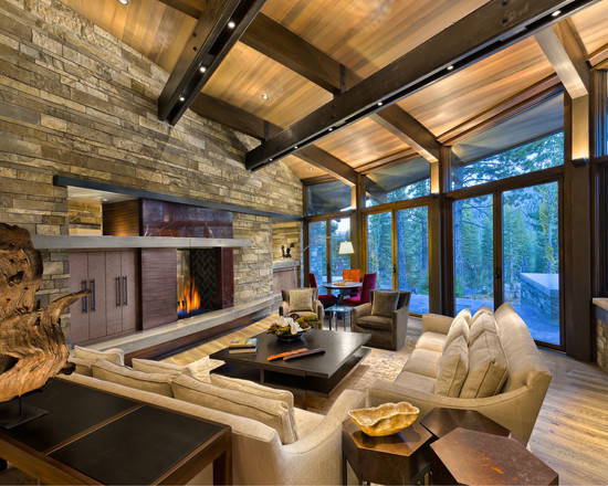 Minimal styled living room