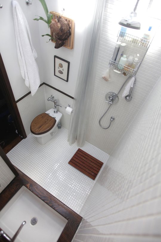 Small White bathroom