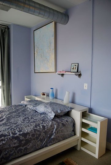 Blue theme bedroom