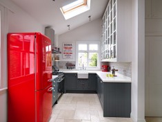 Stylish grey kitchen design