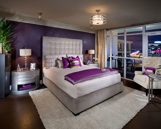 10 Ravish Modern Purple Bedroom ideas