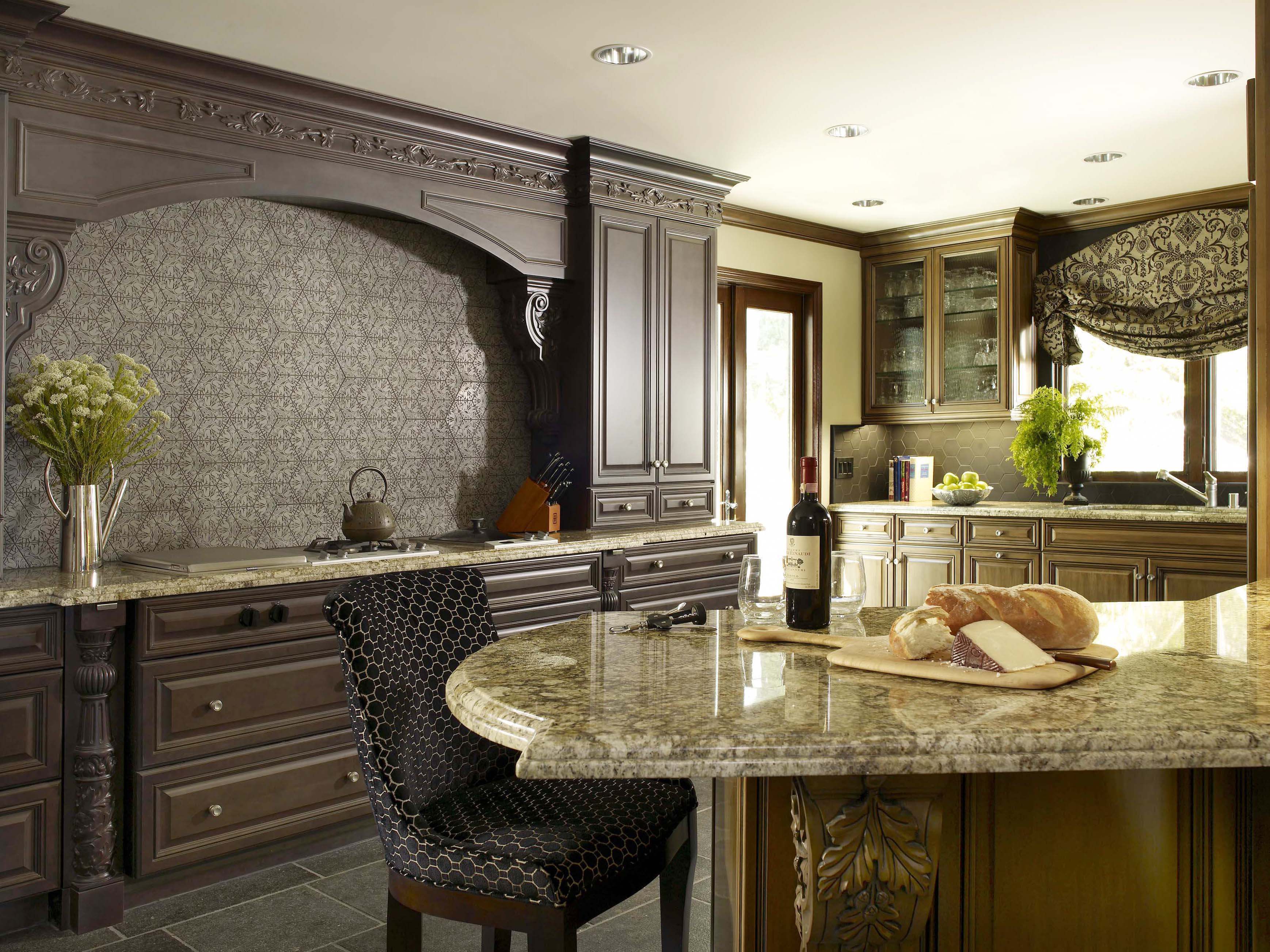 Beautiful slate kitchen countertops