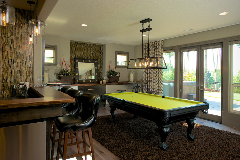 Pool Table Dining Combo Ideas, Pool Table And Dining Room Combo Ideas